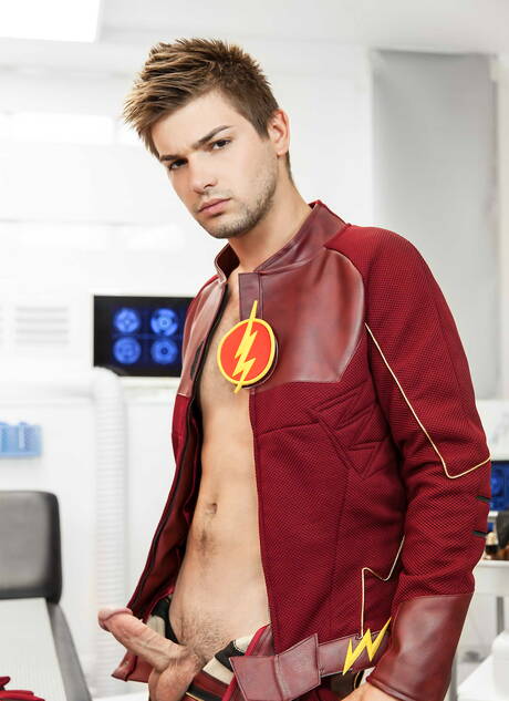 German tough guy Jessy Ares and american beefcake Johnny Rapid in hot homosexual action