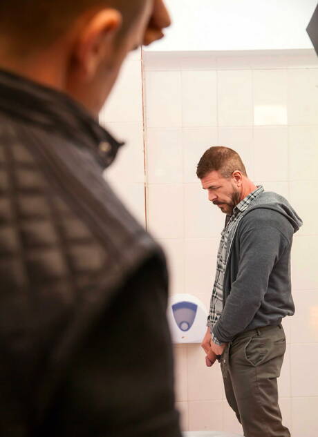 Scottish husky guy Jp Dubois and american husky guy Rocco Steele in hot homosexual action