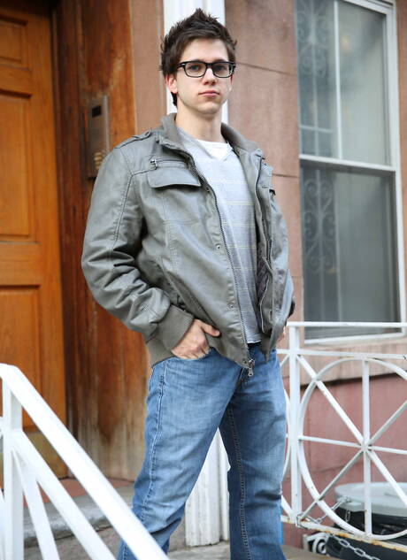 American pornstars superstud Dimitri Kane and well-built Will Braun in hot anal sex outside