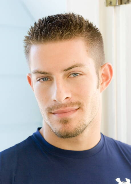 Tough guy Mike Roberts (ii) teasing his cock