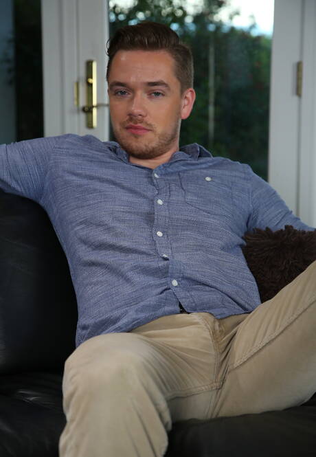 Hot american dudes strongman Mark Long and tough guy Lucas Knight have a hot couple sex