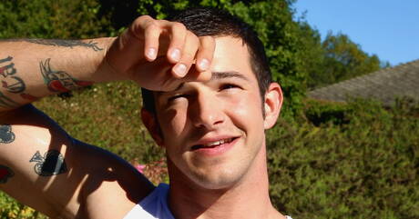 Brandon Bronco fuck hot brunette girl Veronica Radke on the ranch