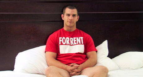 Hunk Travis teasing his dick