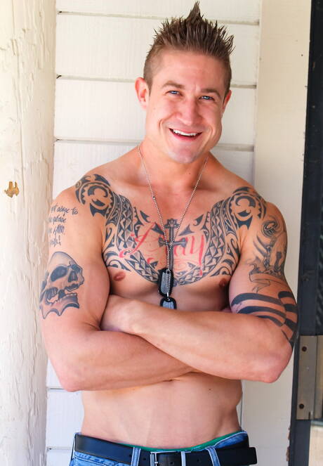 Young boy Trammel love to suck dick