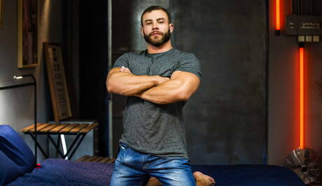 Russian beefcake Dato Foland and  Nicolas Brooks love each other