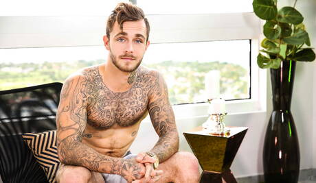 Sexy americans, superstud Brian Michaels and stud Beaux Banks fuck ass after sucking dick