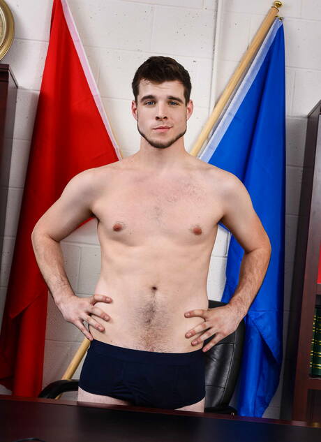 Sexy buddies Will Braun, Noah Jones and Jackson Grant have a threesome pleasure