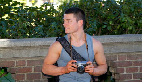 Pretty american guys beefcake Topher Di Maggio and stud Chip Tanner drilling an ass outdoor