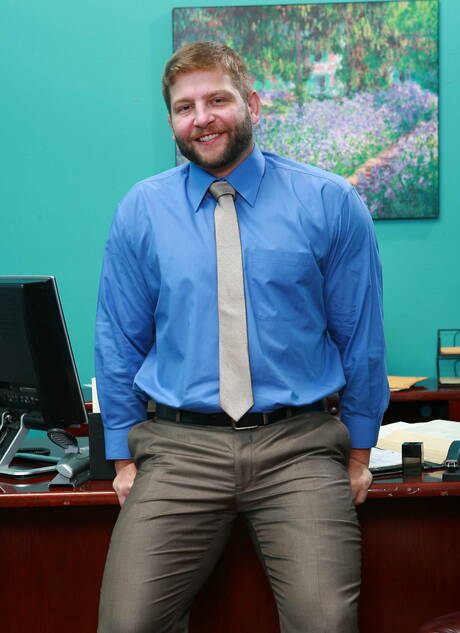 Sexy americans, gay bear Colby Jansen and husky guy Zachary Perry in hot anal sex