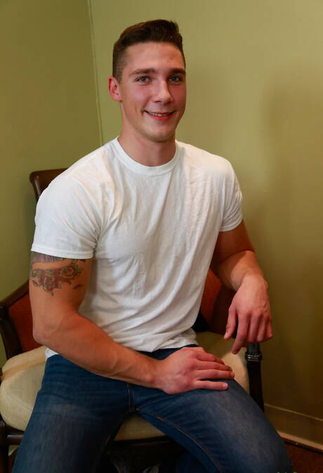 Sexy buddies Johnny B, Spencer Laval and Marc Montana have a hot threesome sex