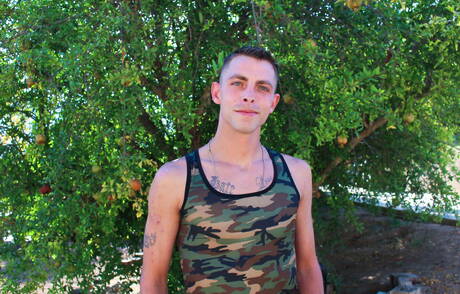 Young dude Tanner Reed posing naked outdoor