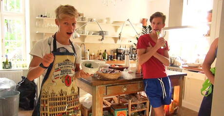 Hot gays have student party with rimjob and fucking anal