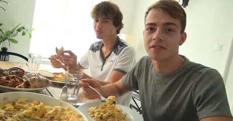 Hot gays toying, fucking ass and sucking cock