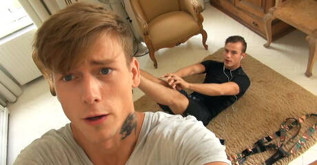 Hot gays toying, fucking ass and sucking cock