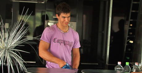 American beefy Kris Evans and czech stud Brandon Manilow fuck ass after blowjob