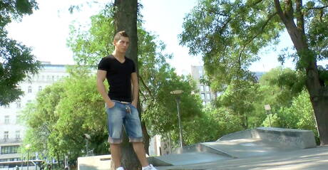 Young twink gays Claude Sorel and Austin Merrick have a great sex