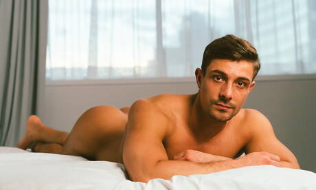 Canadian strongman Carter Dane and strongman Raphael Louis in hot homosexual action