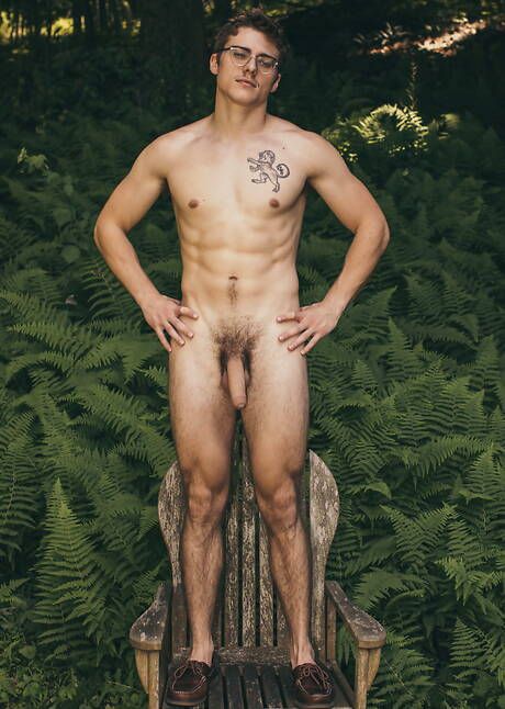 Famous americans, beefcake Blake Mitchell and well-built Nico Leon have anal sex outside