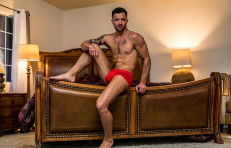 Hot american boys beefcake Nick Fitt and hunky guy Casey Everett in hot ass fuck action