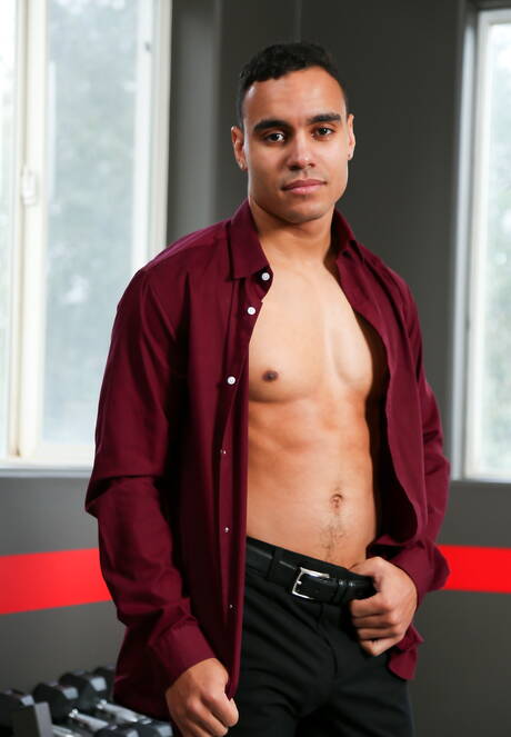 Nice american boys well-built Anthony Moore and hairy stud Julian Brady love each other outside