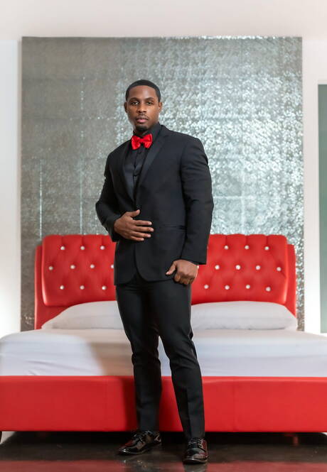 Ebony beefcake Deangelo Jackson and  Koji Xander in hard anal sex