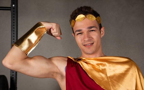 Sexy americans, hot twink Kyle Wyncrest and young Jayden Marcos sucking and screwing each other