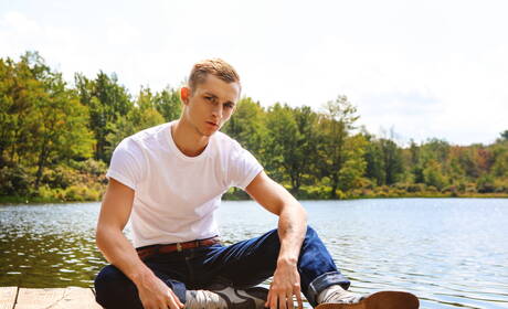 Nasty boys Kurtis Wolfe, Matthew Camp and Theo Brady banged each other outdoor