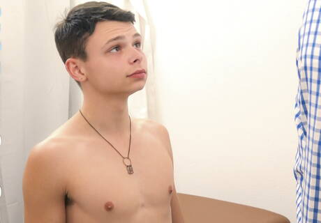 Pretty american boys stud Legrand Wolf and young Austin Young drilling an ass