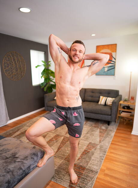 Latin beefcake Ricky Donovan and  Sean fuck ass after sucking dick