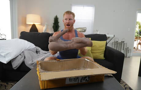 Ebony otter Adonis Couverture and hunk Johnny V in hot interracial ass bang