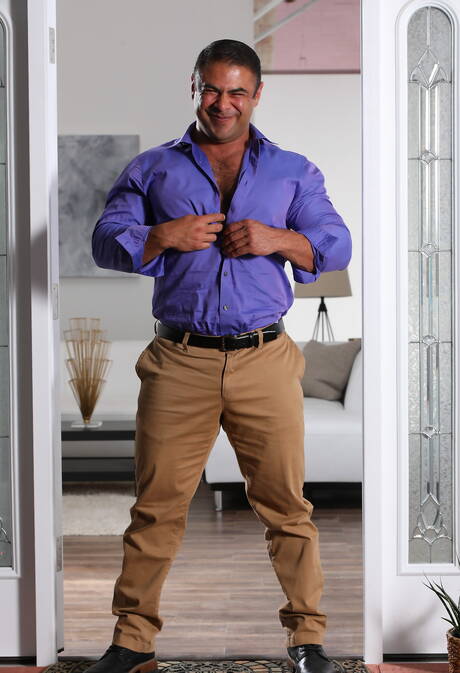 Draven Navarro, Vanessa Vega and Joel Someone in straight guy seduction