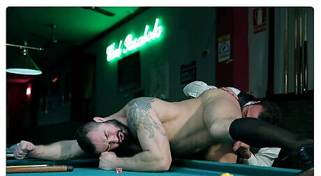 Spanish stud Gabriel Vanderloo and german beefy Jessy Ares fuck after blowjob