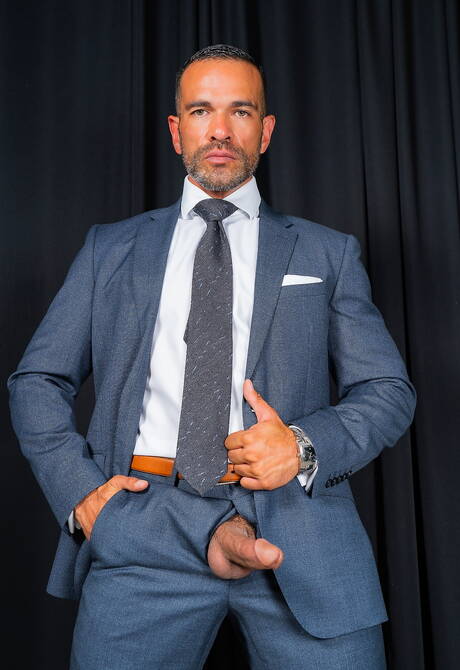 Tough guy Dani Robles and muscular Nicholas Bardem drilling an ass