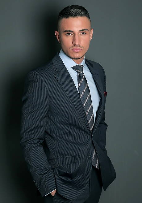 Hot guys Dani Robles, Klein Kerr and Massimo Piano in hot threesome ass fuck action