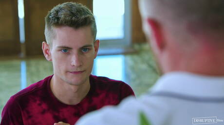 Nice american buddies beautiful boy Trevor Harris and husky guy Brian Bonds fuck after dick sucking