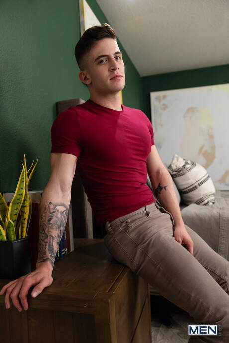 Nice american buddies strong bull Dom King and tough guy Trevor Brooks in hot homosexual scene