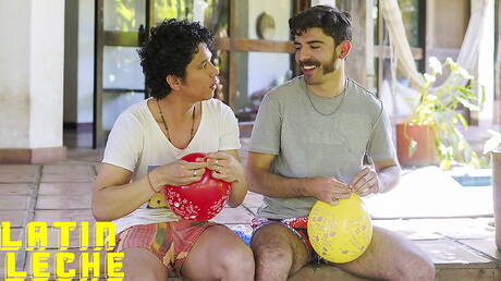 Hunky guy Paul and beefcake Radison fuck after blowjob