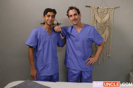 Nasty buddies Greg Mckeon, Mark Something and Gabe Bradshaw make a love