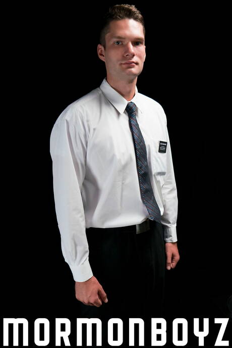 Hot buddies Elder Dobrovnik, Max Sargent and President Oaks have a threesome pleasure