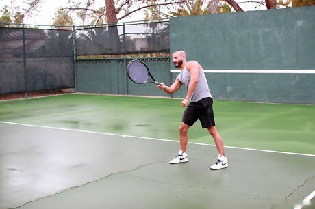 American young dude Blake Stone and cuban stud Mario Costa in hot ass fuck action outdoor