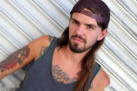 American stars pretty boy Murphy Maxwell and stud James Ryder have a good oral sex outside