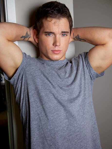 Two american boys tough guy Dallas Evans and muscular Nicco Sky fuck ass after sucking cock