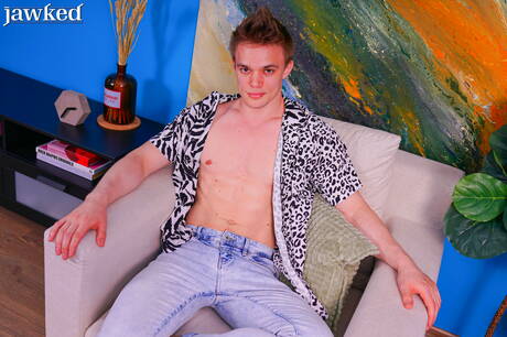 Strongman Tim Deen jerk off his dick